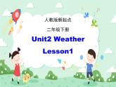 人教版（新起点）英语二下Unit2《Weather》（Lesson1）课件（无配套动画素材）