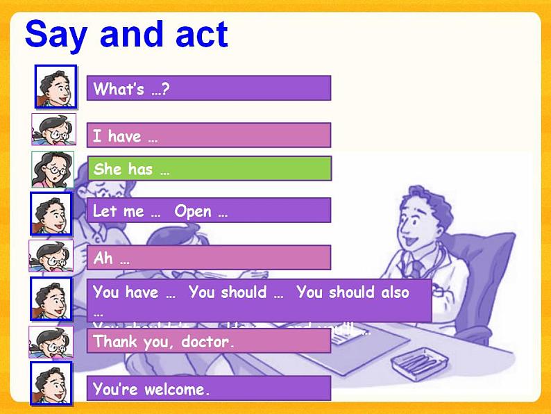 Module 3  Unit 9 Seeing the doctor 课件07