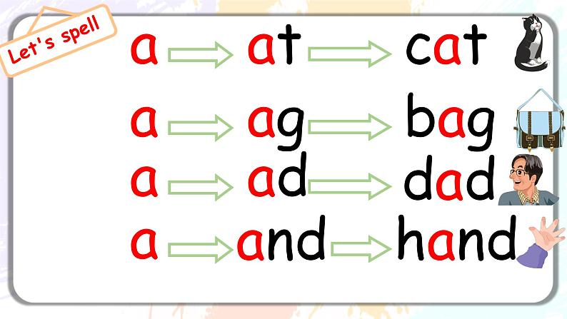 Unit1 Welcome back to school A let's spell 课件+教案+同步练习08