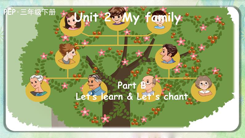 Unit2 My family B let's learn 课件+教案+同步练习01