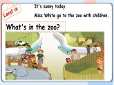 Unit3 At the zoo A let's talk 课件+教案+同步练习