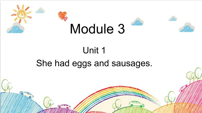 M3U1 She had eggs and sausages第1页