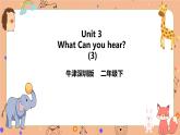 Module 1 Unit 3 What can you hear 第三课时 （课件+素材+练习）英语二年级下册