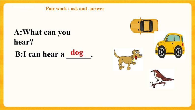 Module 1 Unit 3 What can you hear 第三课时 （课件+素材+练习）英语二年级下册04