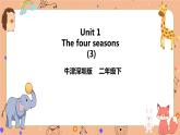 Module 3 Unit 1 The four seasons 第三课时 （课件+素材+练习）英语二年级下册