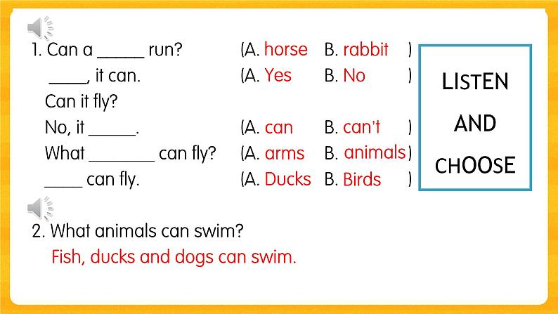 Unit 1 Lesson 4 Horses and Rabbits课件+素材07