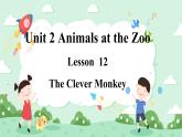 Lesson 12 The Clever Monkey课件+素材
