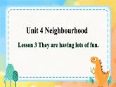 Unit 4 Neighbourhood Lesson 3(课件)五年级英语下册 鲁科版