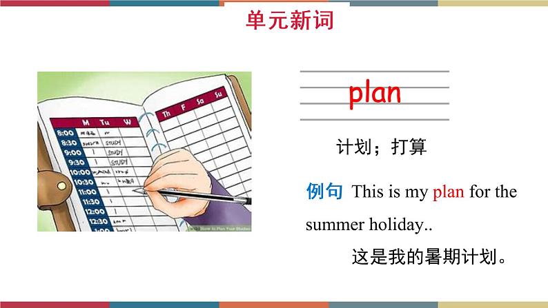 Unit 6 Plan for the Summer Lesson 1(课件+素材)鲁科版07