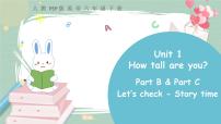 人教版 (PEP)六年级下册Unit 1 How tall are you? Part B精品课件ppt