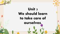 小学湘少版Unit 3 We should learn to take care of ourselves优秀课件ppt