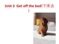 Starter BUnit 3 Get off the bed!教学ppt课件