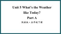 陕旅版五年级下册Unit 5 What's the Weather like Today?集体备课课件ppt