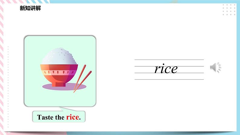 Module 1 Unit 3 Taste and smell-Period 1 Let's talk & Let's learn课件+教案+练习06