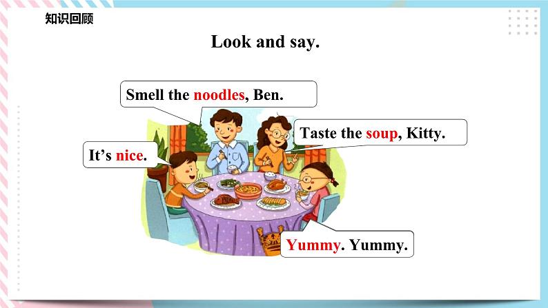 Module 1 Unit 3 Taste and smell-Period 2 Let's act课件+教案+练习05