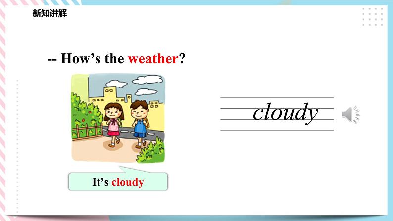 Module 3 Unit 8 Weather-Period 1 Let's talk & Let's learn 课件+教案+练习05