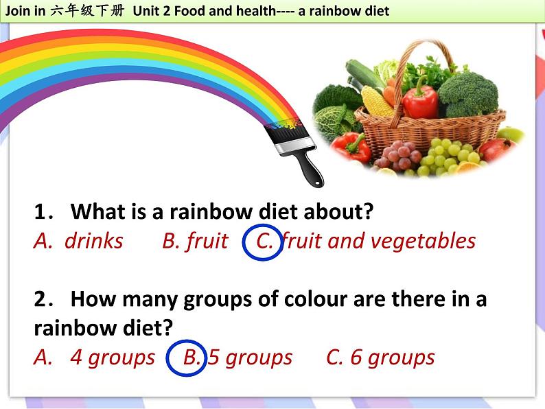 Unit2 Food and health Lesson第二课时课件05