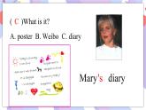 Unit 3 Mary's diary 第1课时 Part1课件