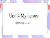 Unit 4 My heroes 第1课时 Part1课件