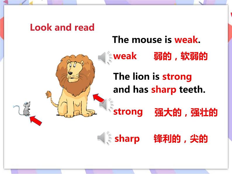 Unit 1 The lion and the mouse  (1) 课件第4页