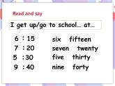 Unit 3 My day 第一课时 课件