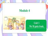 Module 4  Unit 1 We’ll pick fruit 课件