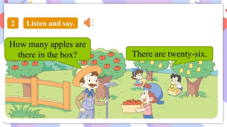 Module 7  Unit 2 How many apples are there in the box？课件04