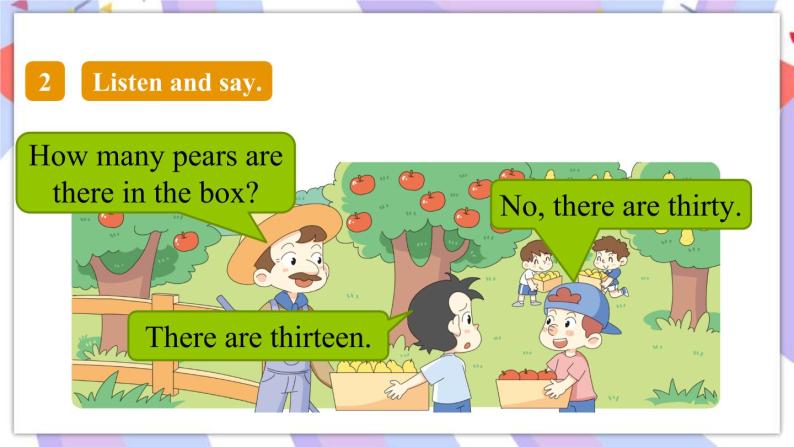 Module 7  Unit 2 How many apples are there in the box？课件05