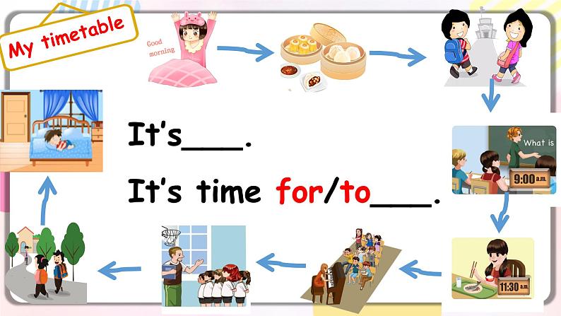Unit2 What time is it B read and write 原创名师优课 教案 同步练习04