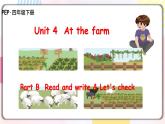 Unit4 At the farm B read and write 原创名师优课 教案 同步练习