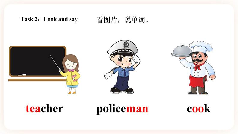 Module 1 People Unit 1 He looks like a cook（ 第2课时 ）课件+教案+习题（含答案）+素材04