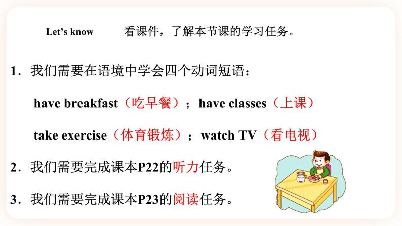 Module 2 Daily routine Unit 4 When do you have classes（ 第1课时 ）课件+教案+习题（含答案）+素材02