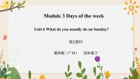 小学Unit 6 What do you usually do on Sunday?一等奖习题课件ppt