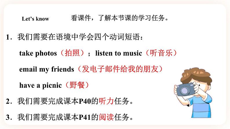 Module 4 Activities Unit 7 What do you do when you have free time（ 第1课时 ）课件+教案+习题（含答案）+素材02