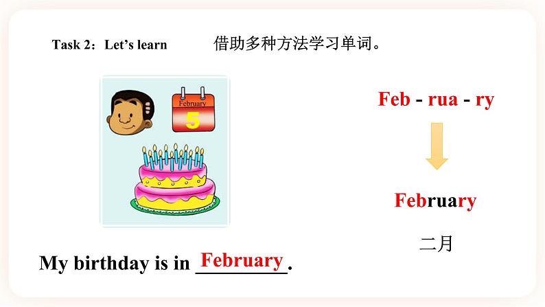 Module 6 Celebrations Unit 11 I was born in January （ 第1课时 ）课件+教案+习题（含答案）+素材05