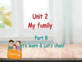 Unit 2 My family Part B Let's learn课件+素材