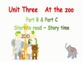 Unit 3 At the zoo Part B&C Start to read ~ Story time课件+素材