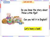 Unit 12 Three little pigs 课件+教案+习题