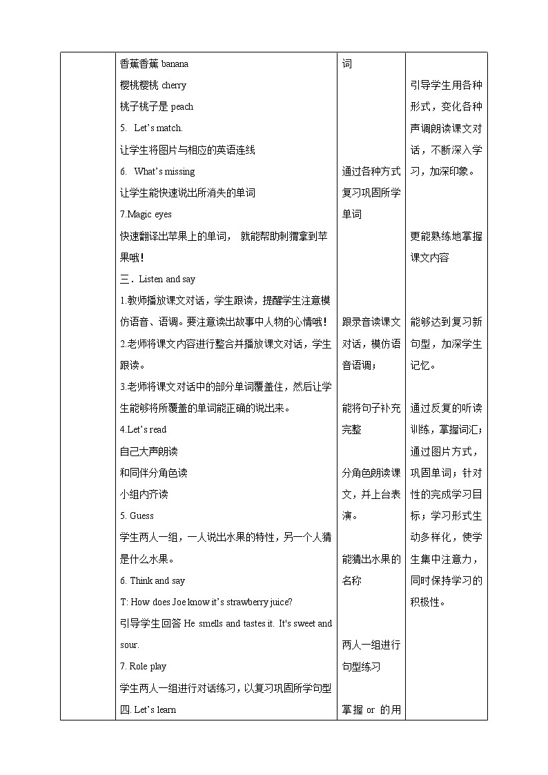 Unit 2 Smell and taste 第一课时 课件+教案+习题02