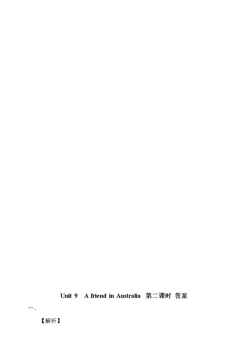 Unit 9 A friend in Australia 第二课时  课件+教案+练习03