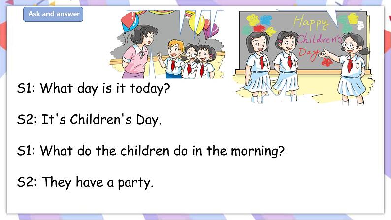 Unit 11 Children's Day 第二课时  课件+教案+练习05