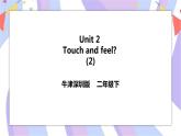 Unit 2 Touch and feel 第二课时  play课件+教案+练习
