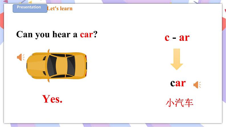 Unit 3 Can you hear a train 第一课时 Let's talk&Learn 课件+教案+习题08
