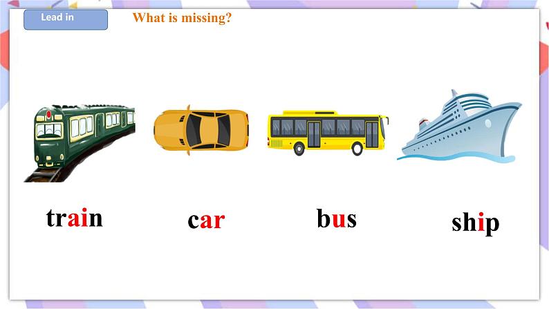 Unit 3 Can you hear a train 第二课时 Let's play&sing 课件+教案+习题04