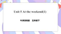 英语五年级下册Module 2 Work and playUnit 5 At the weekend精品ppt课件