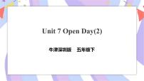 小学英语新版-牛津上海版五年级下册Unit 7 Open Day完美版习题ppt课件
