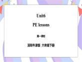Unit 6 PE lessons 第一课时 课件+教案+练习