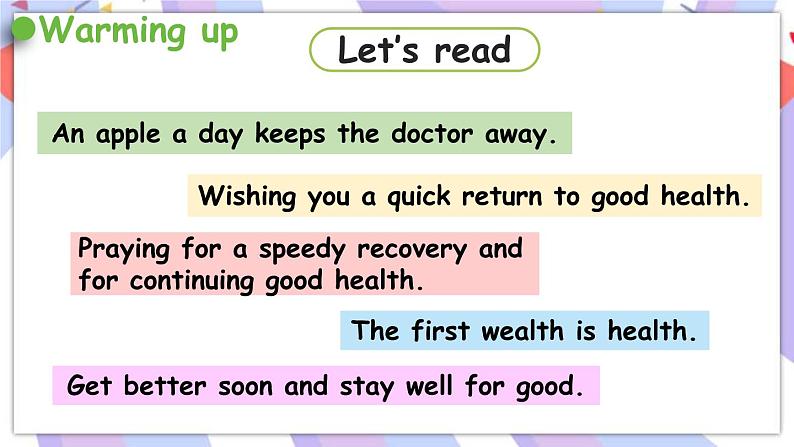 Unit 4 Seeing the doctor 第4课时 Checkout time & Ticking time 课件+素材02