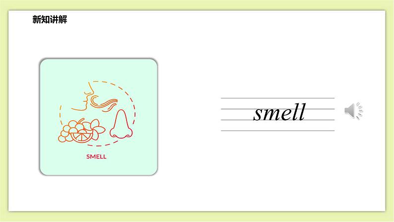 Module 1 Unit 3 Taste and smell-Period 1 Let's talk & Let's learn课件+教案+练习04