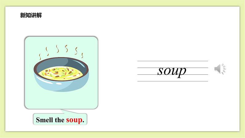 Module 1 Unit 3 Taste and smell-Period 1 Let's talk & Let's learn课件+教案+练习08